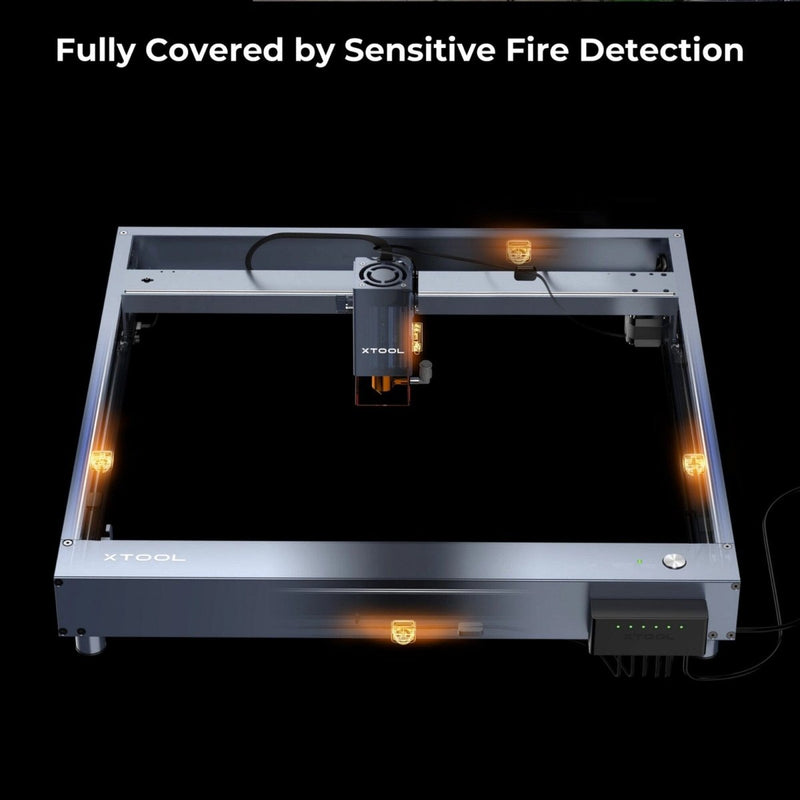 xTool Fire Safety Set: Auto Fire Detection & Fire Extinguishing Attachment - Swing Design