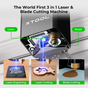 xTool M1 10W Craft Laser and Blade Cutting Machine Air Assist Bundle Laser Engraver xTool 