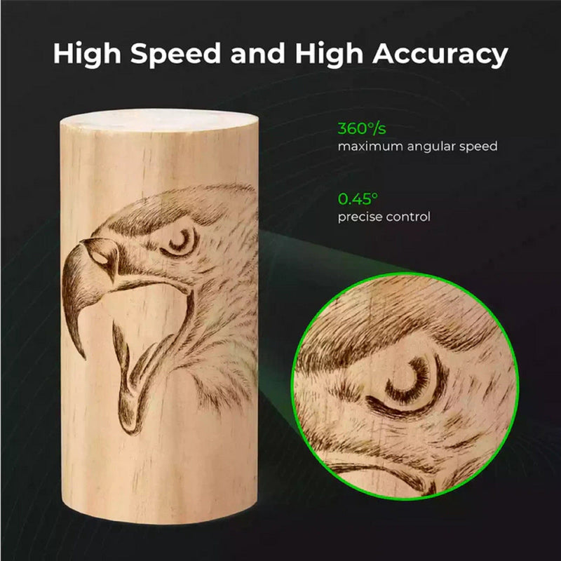 xTool RA2 Pro 4-in-1 Cup & Tumbler Rotary Tool for M1 w/ 4 Risers Laser Engraver xTool