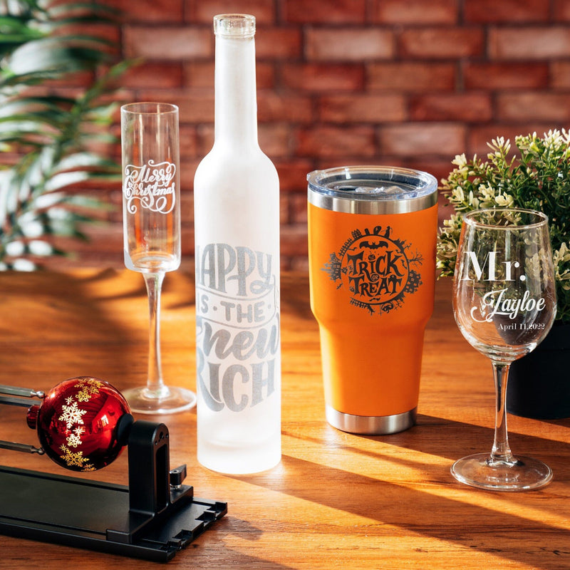 xTool RA2 Pro 4-in-1 Cup & Tumbler Rotary Tool for P2 Laser Engraver xTool