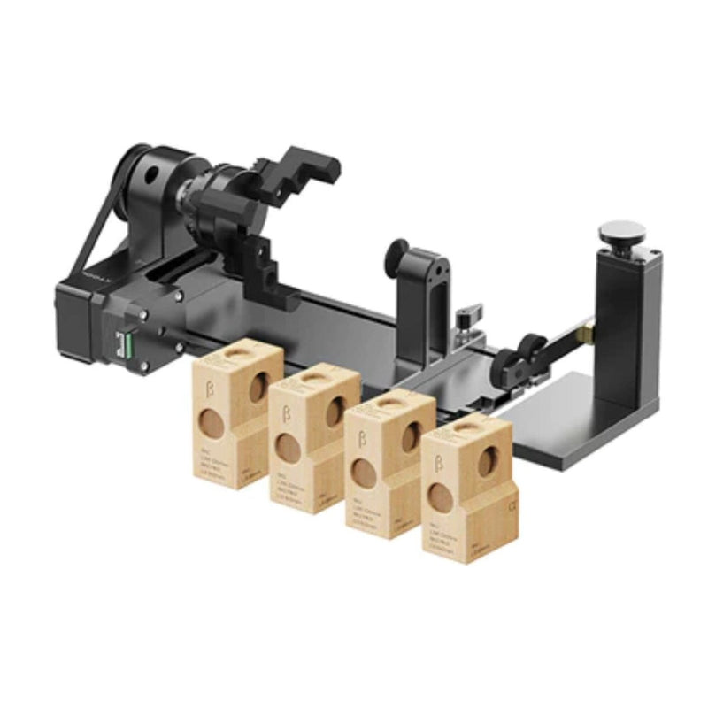 xTool RA2 Pro 4-in-1 Cup & Tumbler Rotary Tool for M1 w/ 4 Risers - Swing Design2