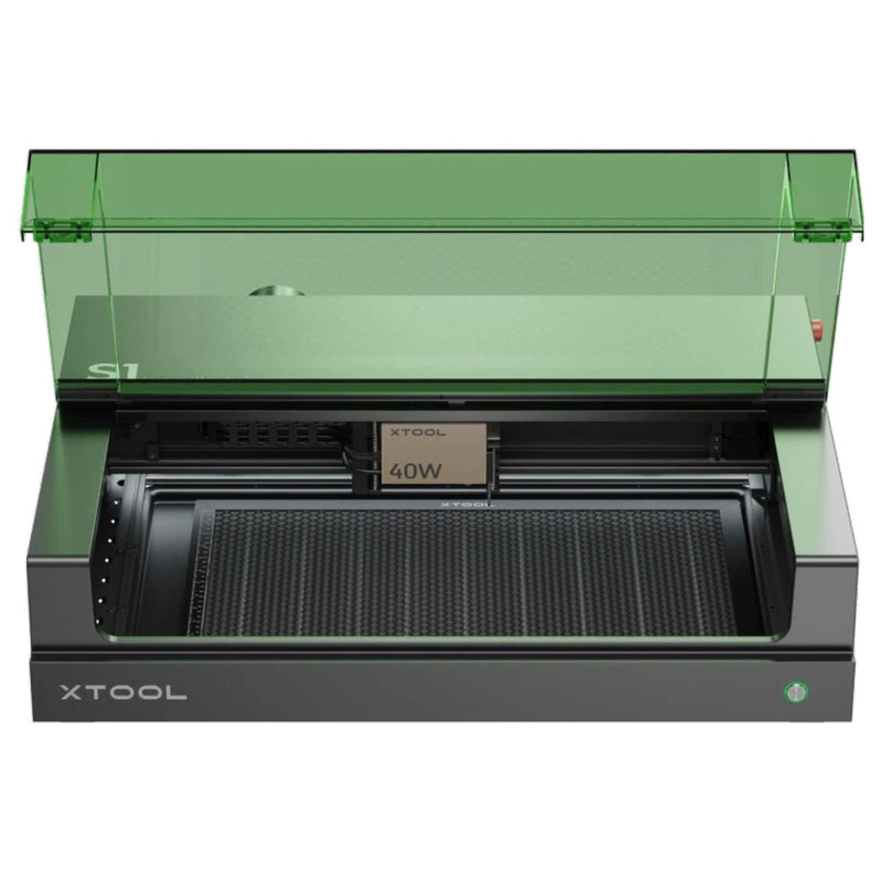 xTool S1 Laser Cutter & Engraver Bundle w/ IR Laser Engraving Kit & Filter - Swing Design