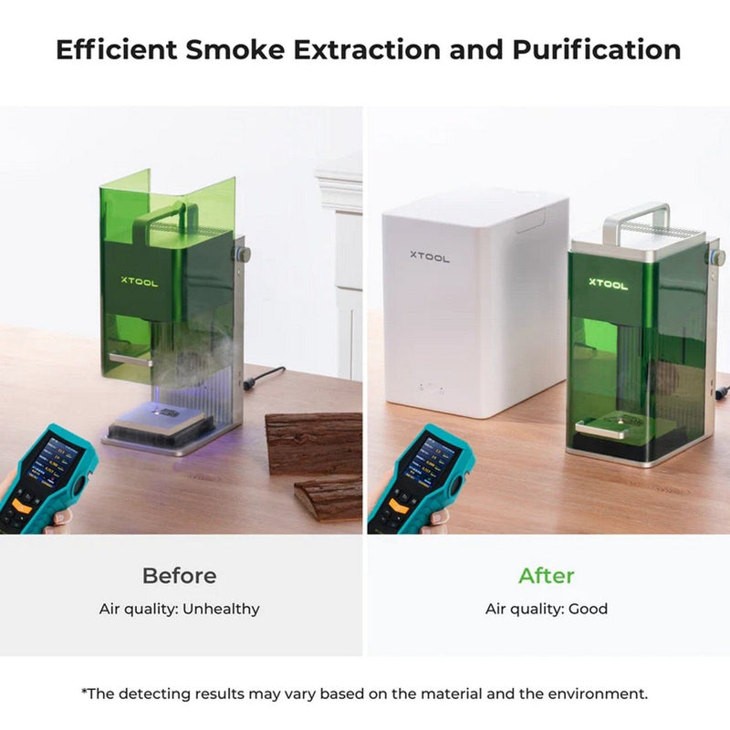 xTool Smoke/Air Purifier For F1, F2 & M1 ULTRA, M2 Laser Cutters - Swing Design