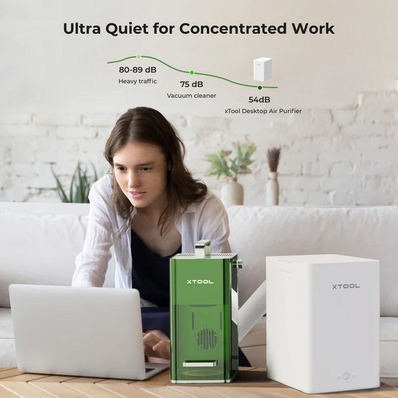 xTool Smoke/Air Purifier For F1, F2 & M1 ULTRA, M2 Laser Cutters - Swing Design