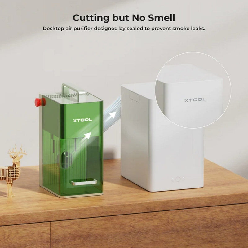 xTool Smoke/Air Purifier For F1, F2 & M1 ULTRA, M2 Laser Cutters - Swing Design