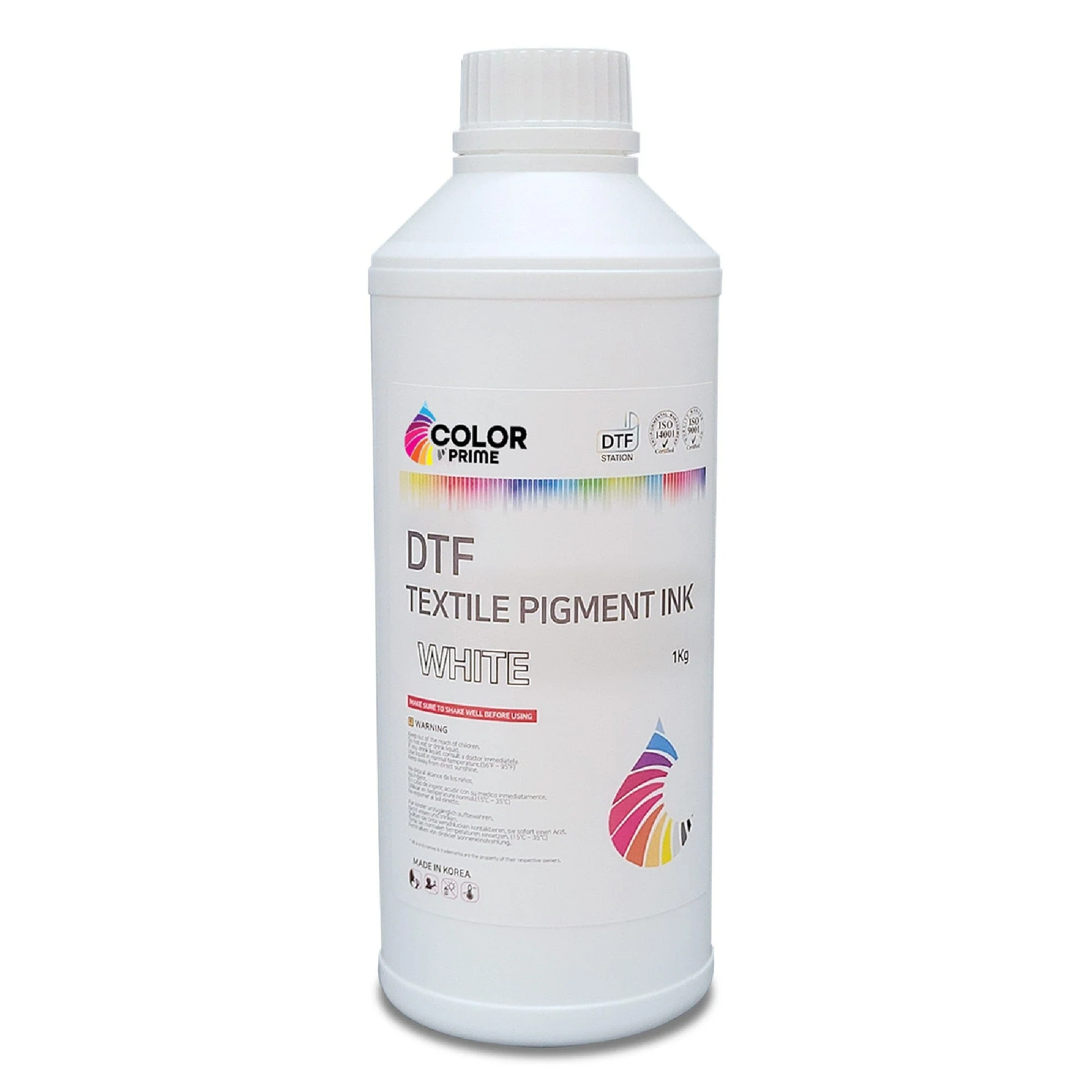 How can I identify if my DTF Station ink bottle is the old Color Max version or the new Color Prime version?