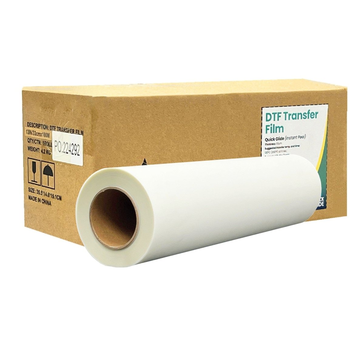 Prestige Direct to Film (DTF) Glide Pro Film Roll - 13" & 13.78" Available Questions & Answers