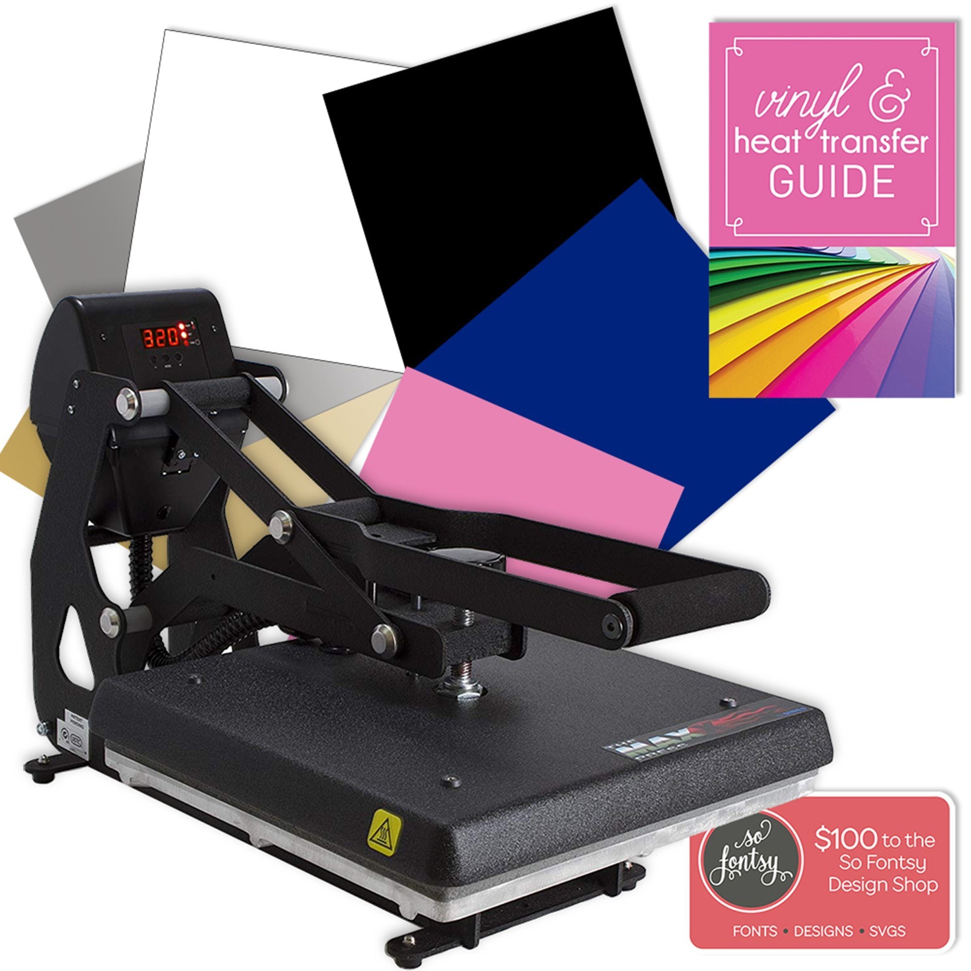 Hotronix MAXX 16"x 20" Clam Heat Press Bundle Questions & Answers