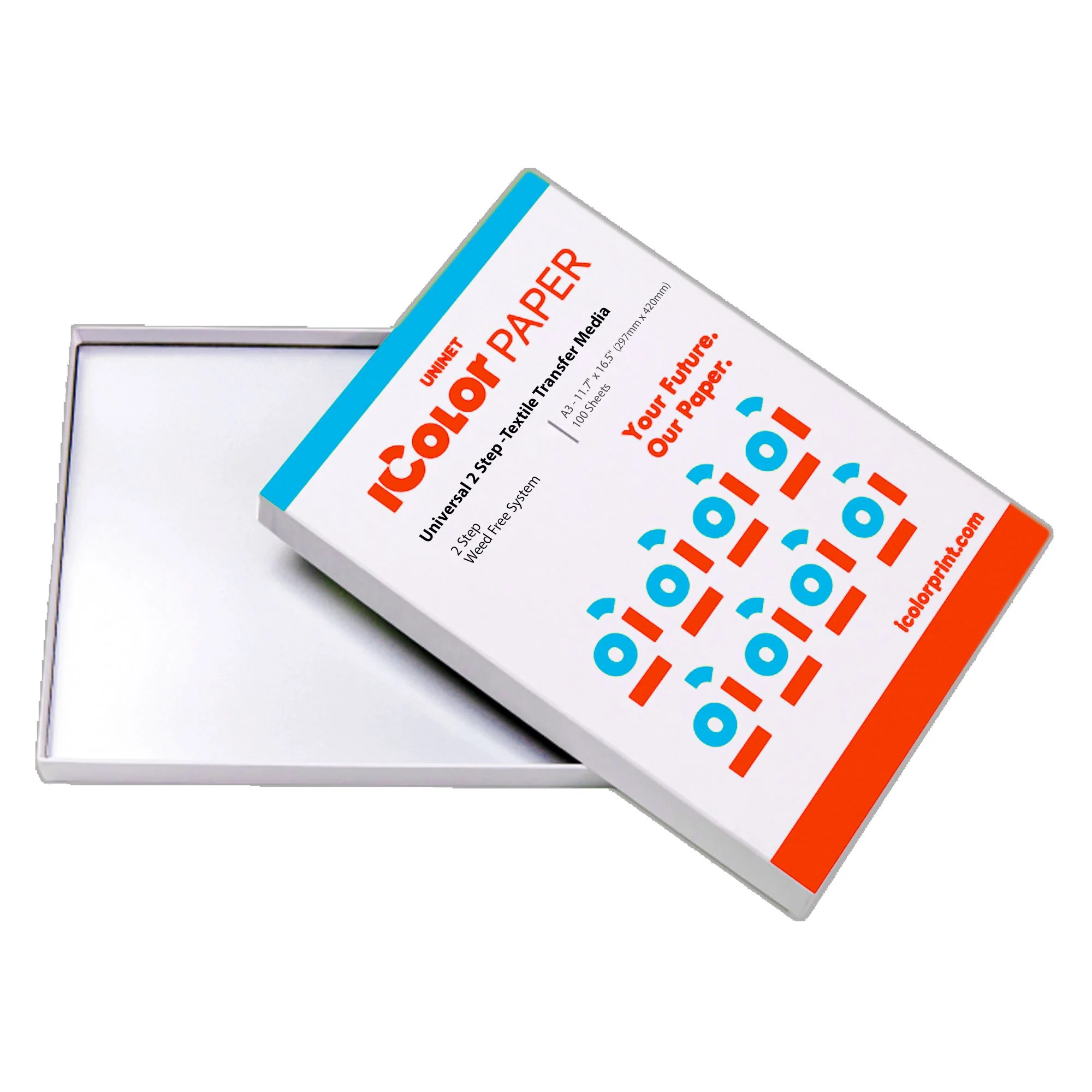 Is the Uninet Universal Step A compatible with IColor Premium B adhesive paper?