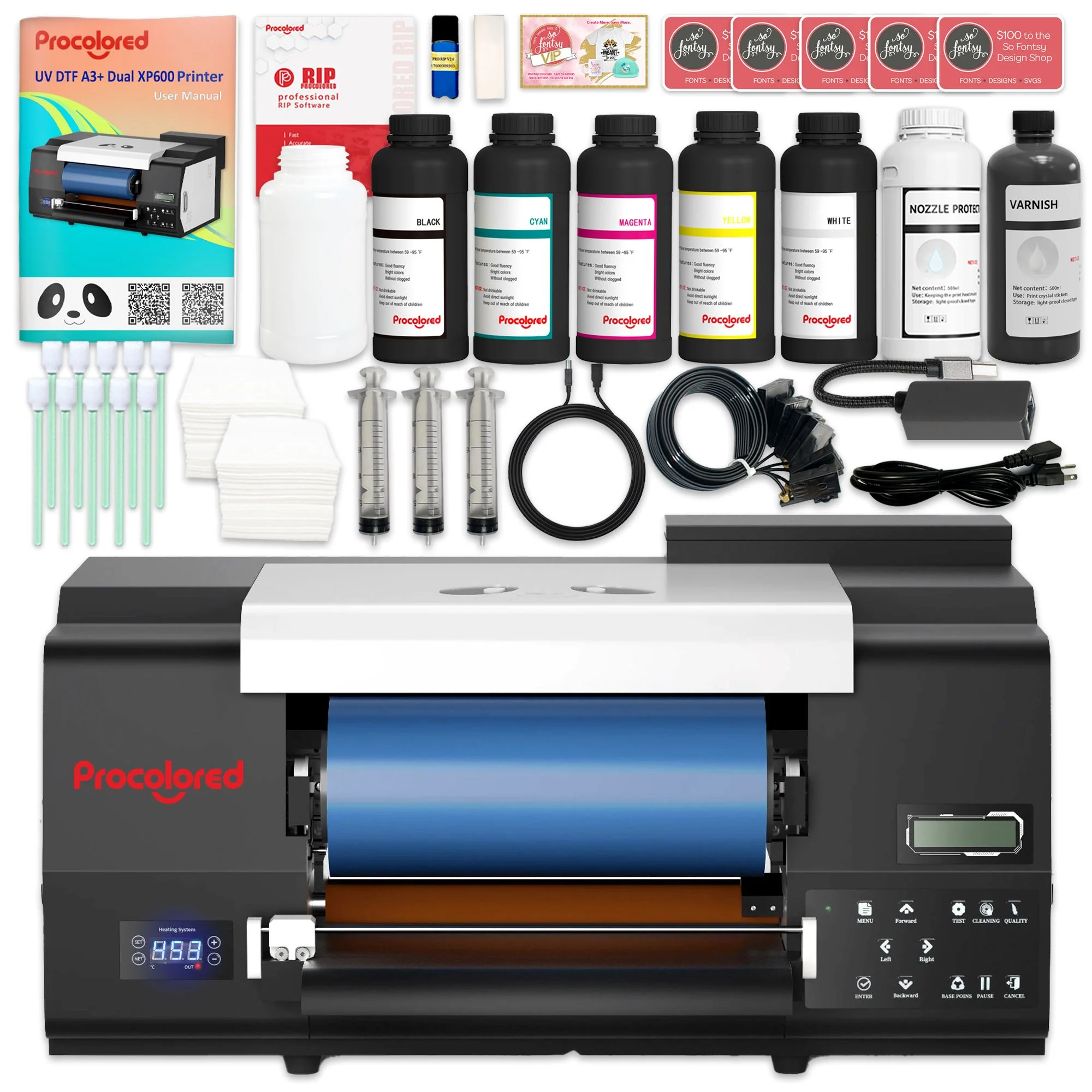 What is the meaning of "UV" in the context of the VF13 PRO printer?