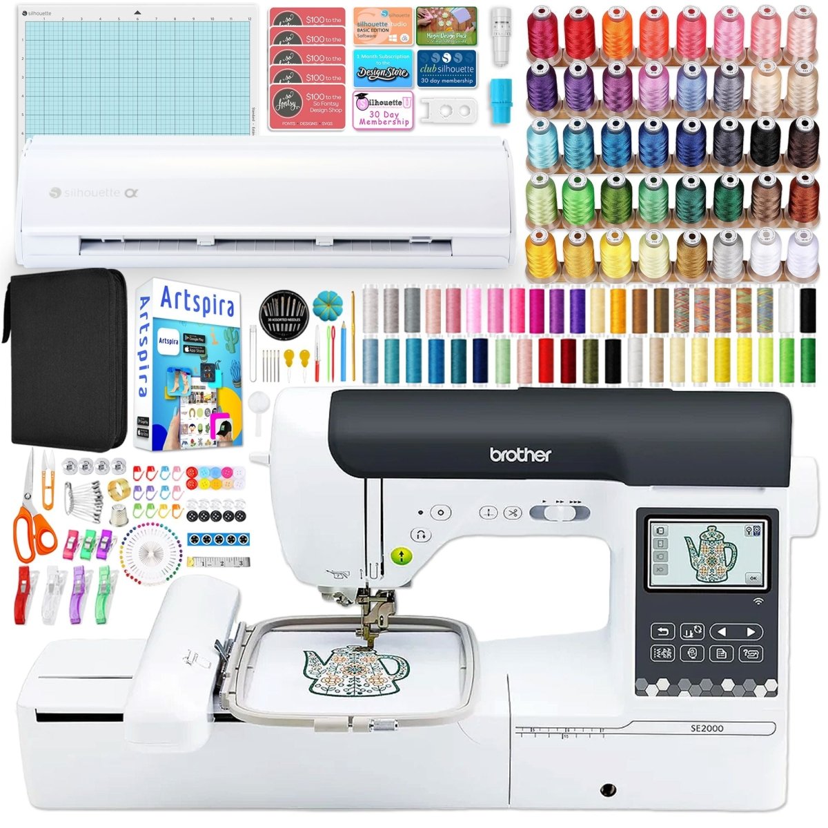 Can you cut rag quilt squares and monograms with the Cameo 5A?