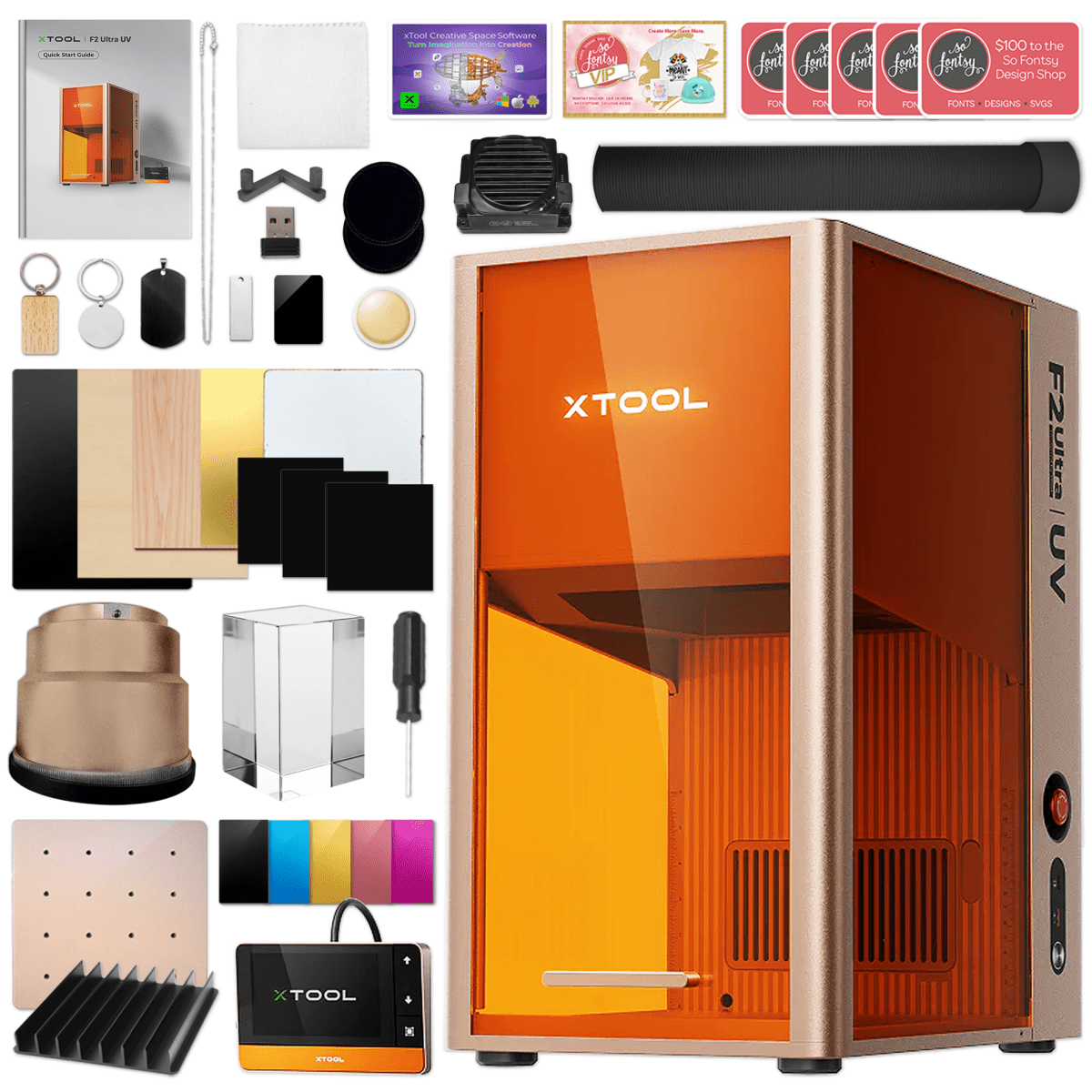 xTool F2 Ultra UV 5W Cold Laser Engraver & Cutter Bundle Questions & Answers