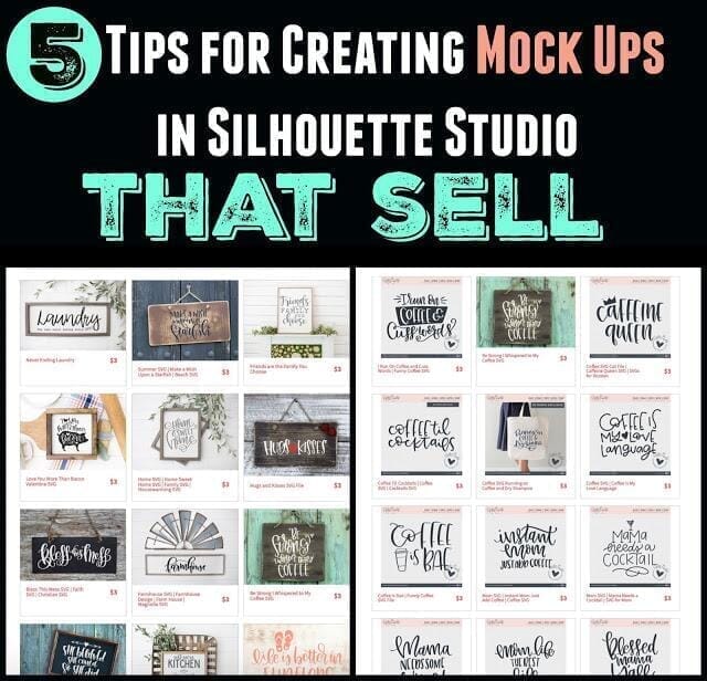 5 TIPS FOR CREATING MOCK UPS IN SILHOUETTE STUDIO THAT SELL - Swing Design