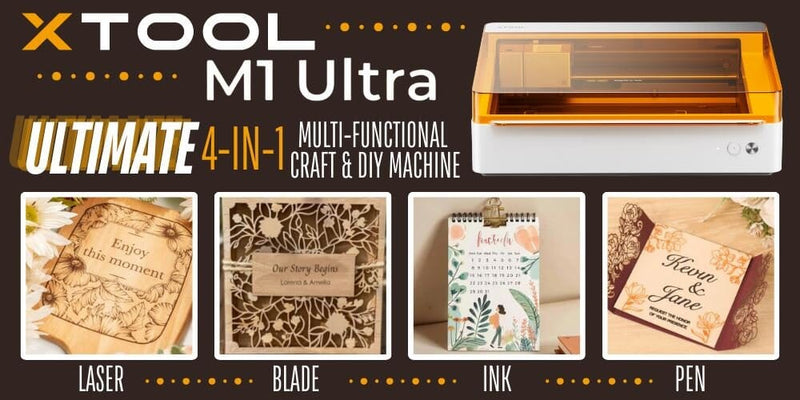 Create more with the 4-in-1 xTool M1 Ultra - Swing Design