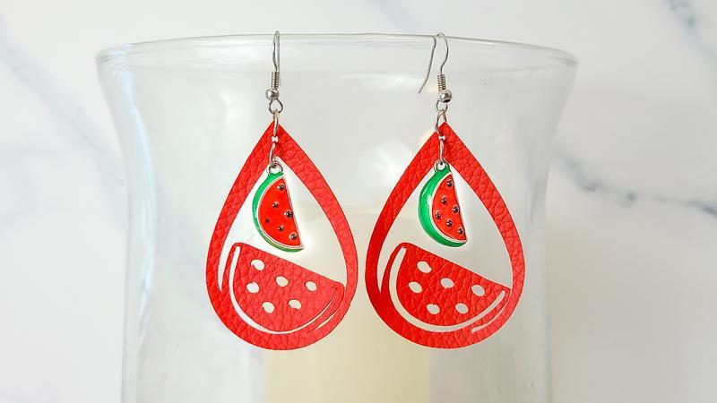 Faux Leather Earrings Video Tutorial