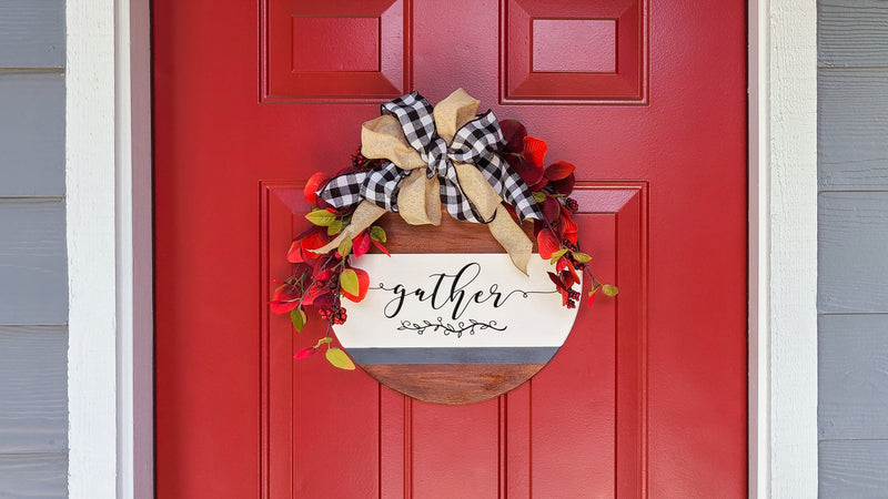 How to Create Round Wood Sign Home Decor