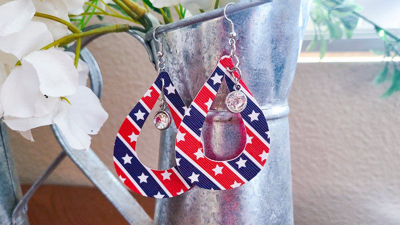 How to Put HTV on the Back of Faux Leather Earrings