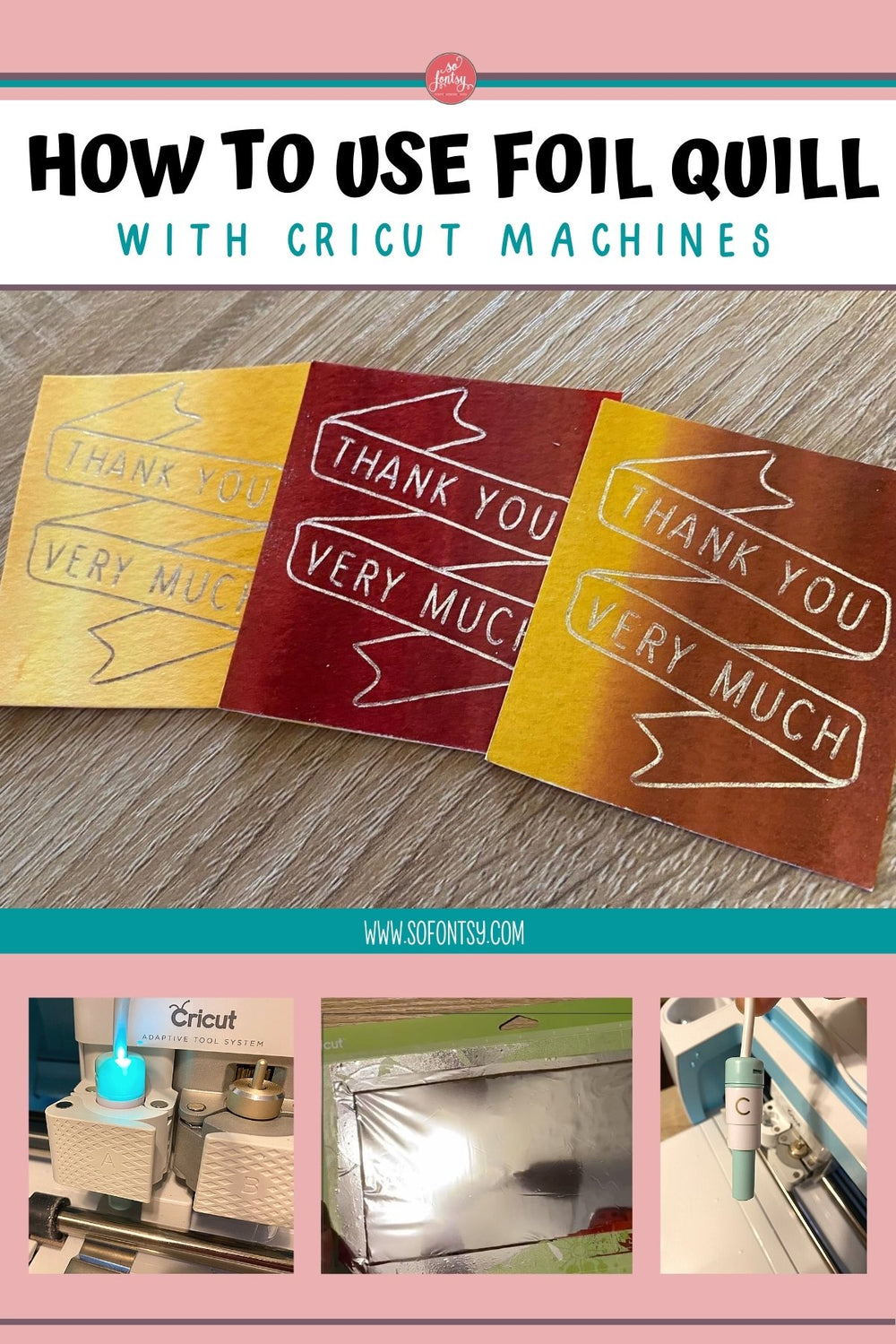 How to Use Foil Quill with Cricut Machines Swing Design