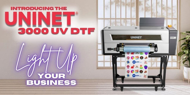 Light up your business -  Uninet 3000 UV DTF Printer - Swing Design