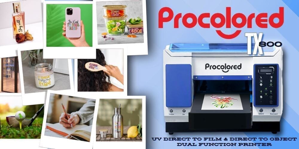 Procolored Dual UV DTF & Direct to Object Printers - Swing Design