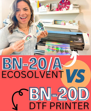 Roland BN-20A Solvent Printer vs. Roland BN-20D DTF Printer