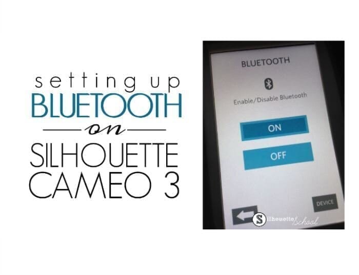 Set Up Your Cameo 3 Bluetooth - Swing Design