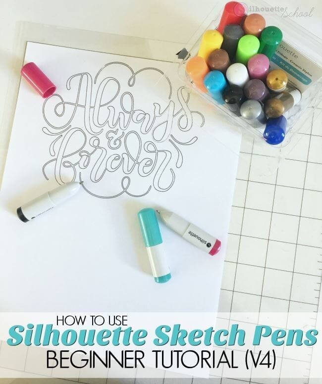SILHOUETTE SKETCH PENS TUTORIAL FOR BEGINNERS - Swing Design
