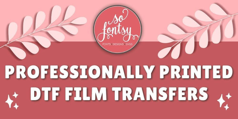 SoFontsy Professionally Printed DTF Shirt Transfers - Swing Design