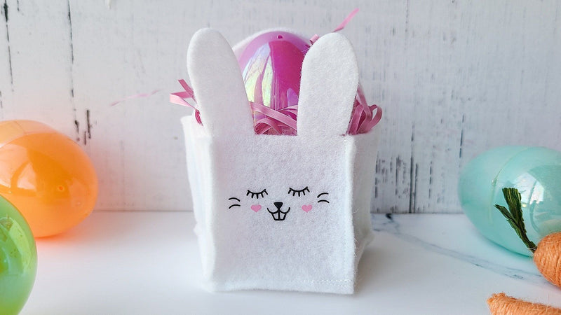 Using the Silhouette Cameo 4 & rotary blade: Felt Bunny Baskets
