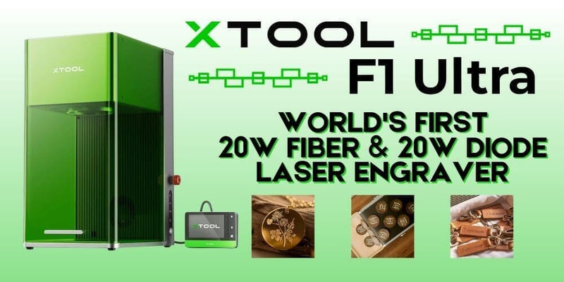 xTool F1 Ultra - The World's First & Best 20W Fiber + 20W Diode Dual Laser