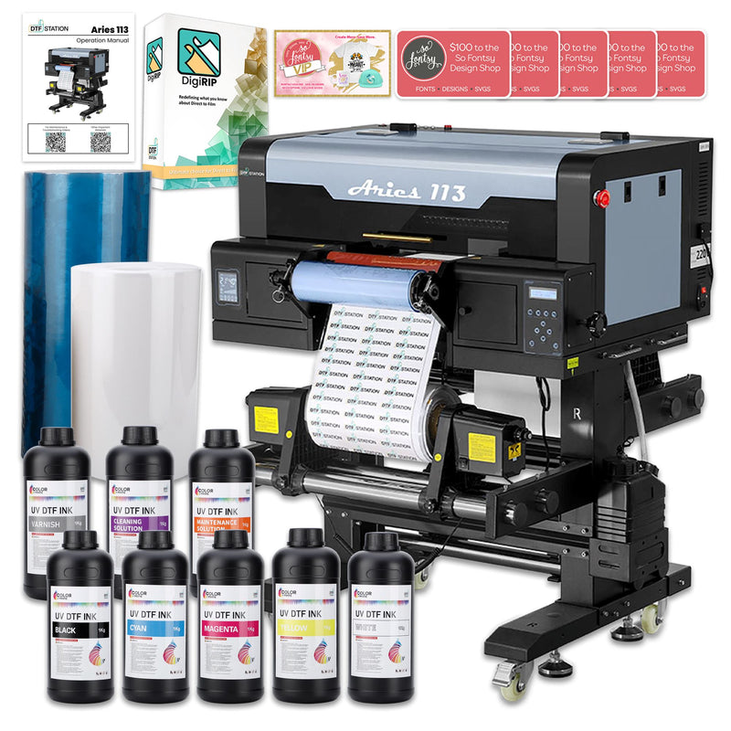 Aries UV Direct To Film (DTF) Printer Bundles, Inks & Accessories