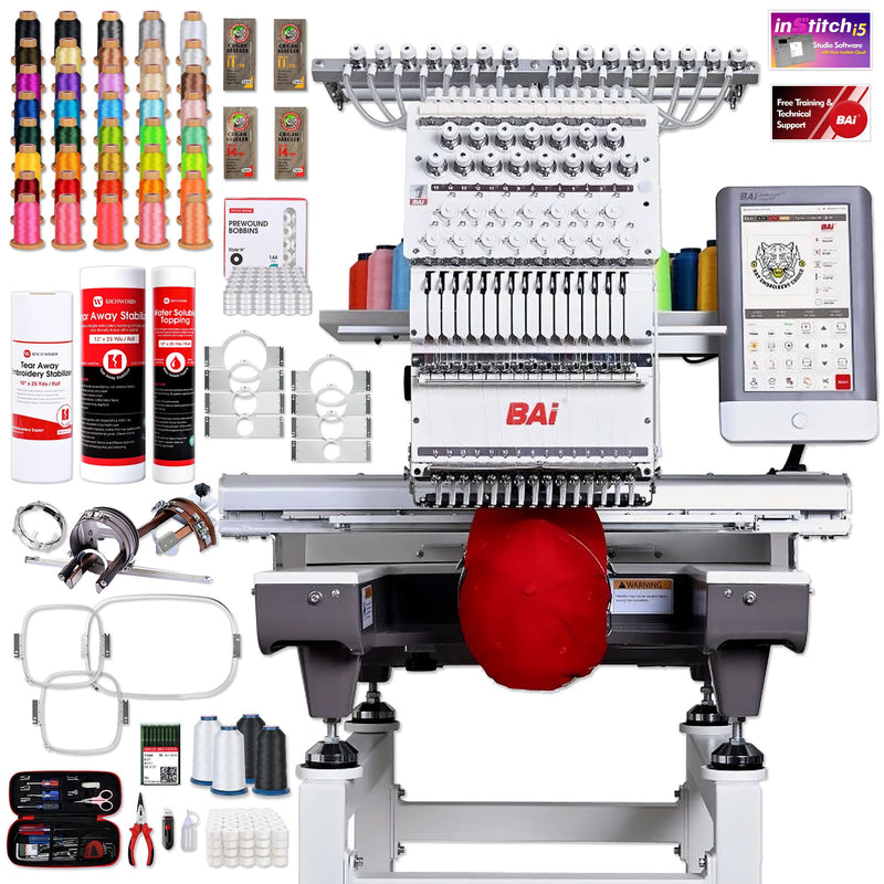 BAi MIRROR Multi Needle Embroidery Machine Bundles & Accessories