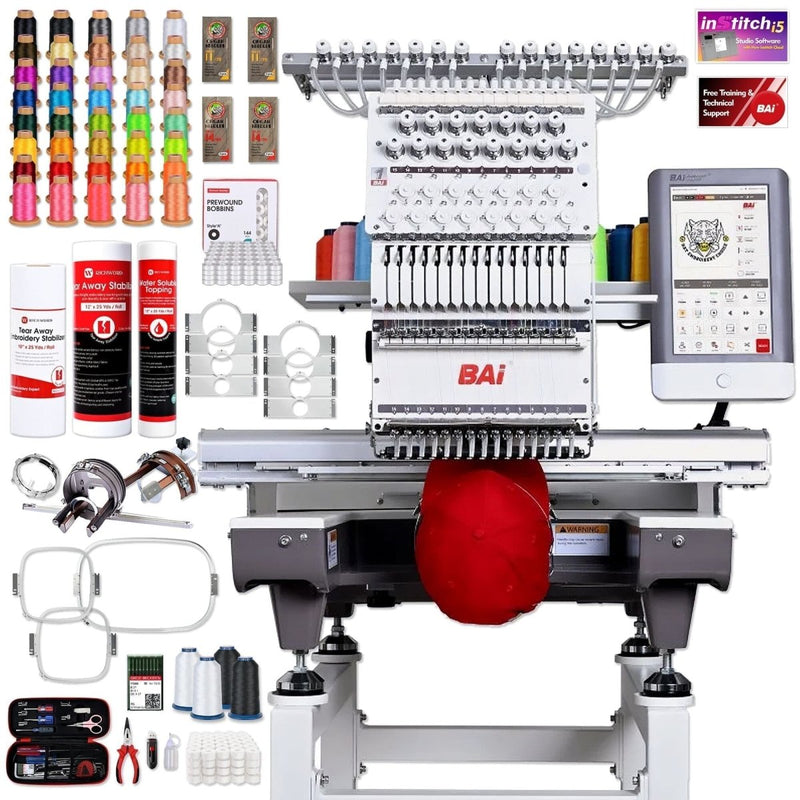 BAi MIRROR Multi Needle Embroidery Machine Bundles & Accessories