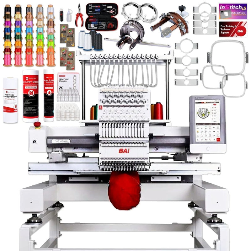 BAi ViSION Multi Needle Embroidery Machine Bundles & Accessories