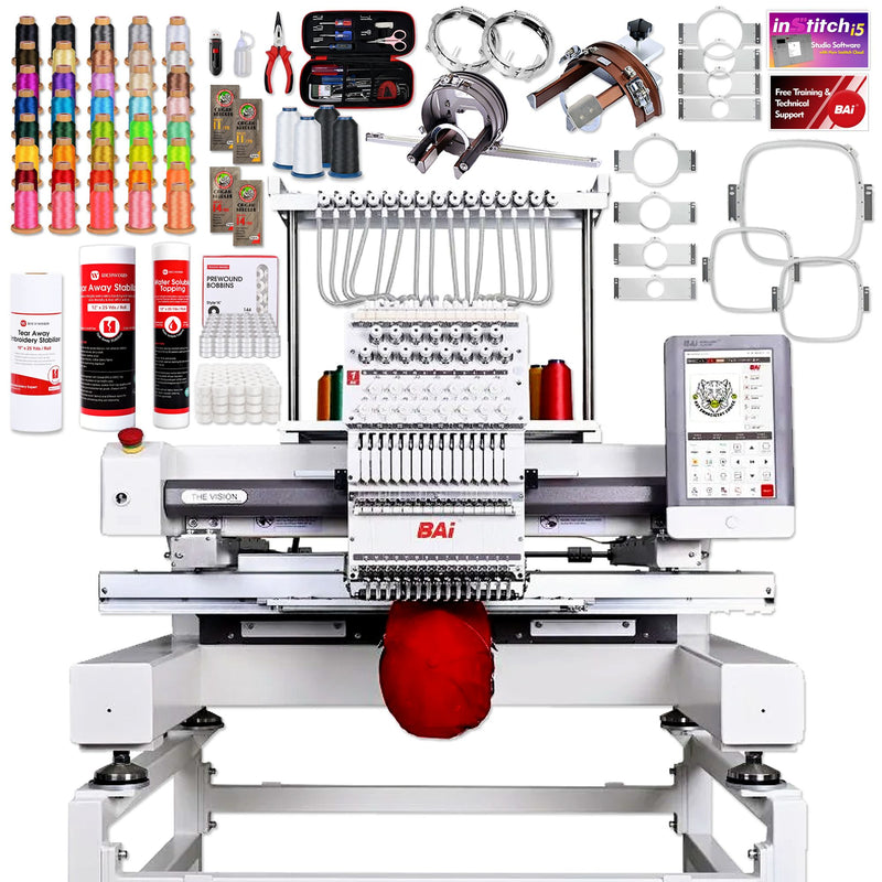 BAi ViSION Multi Needle Embroidery Machine Bundles & Accessories
