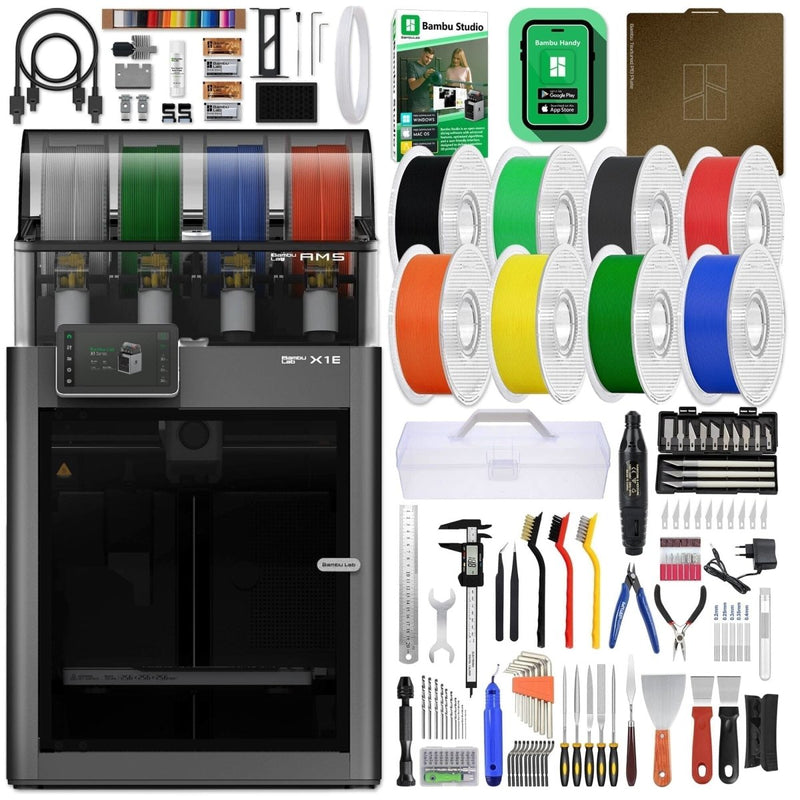 Bambu Lab X1E & X1C 3D Printer Bundles & Accessories