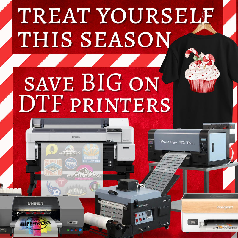 Black Friday 2025 Holiday Deals on DTF Printers, Inks, & Accessories