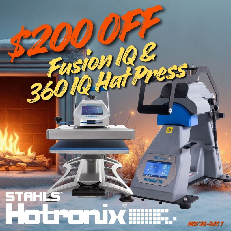 Black Friday 2025 Stahls' Hotronix Quality Heat Presses & Accessories