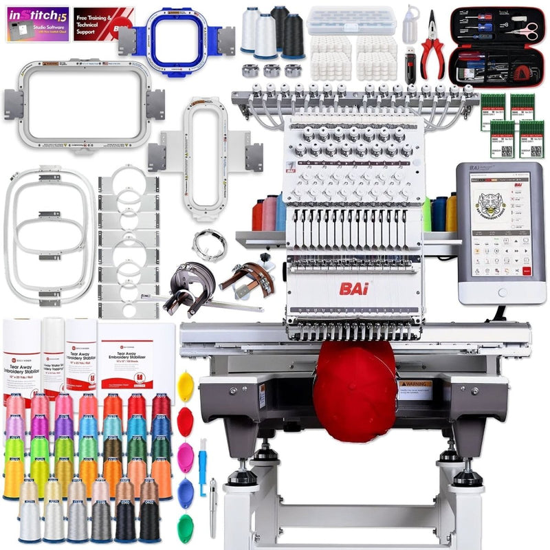 Brother, Poolin, Bernette & BAi Dedicated Embroidery Machine Bundles