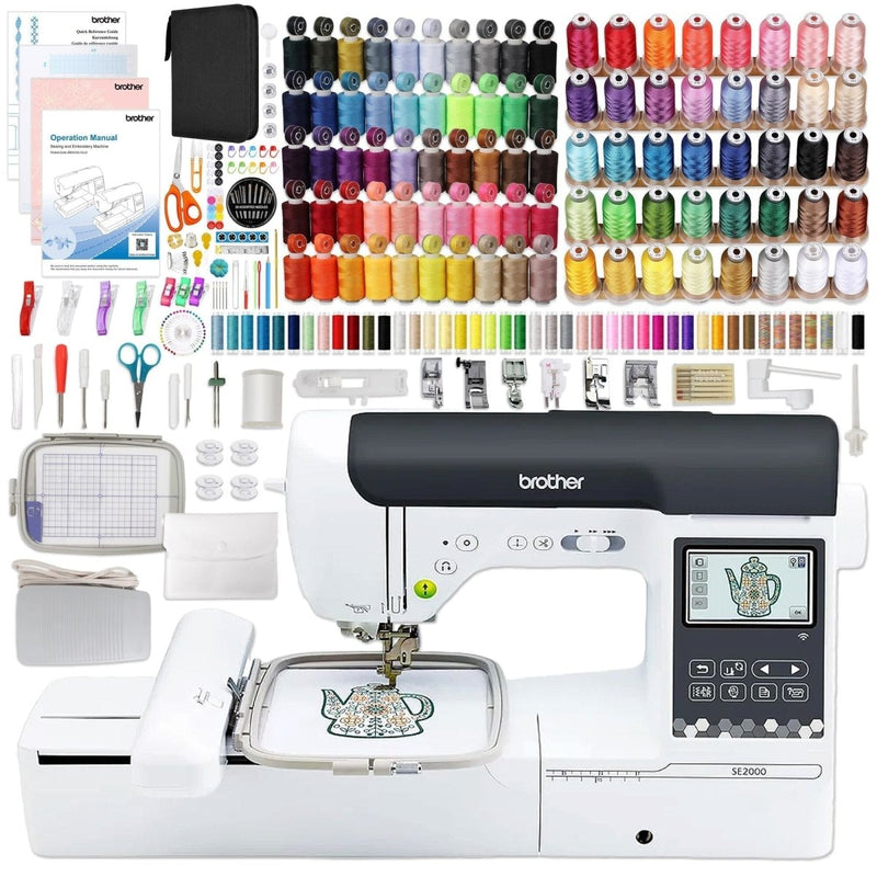 Brother SE2000 Sewing & 5"x7" Embroidery Machine Bundles