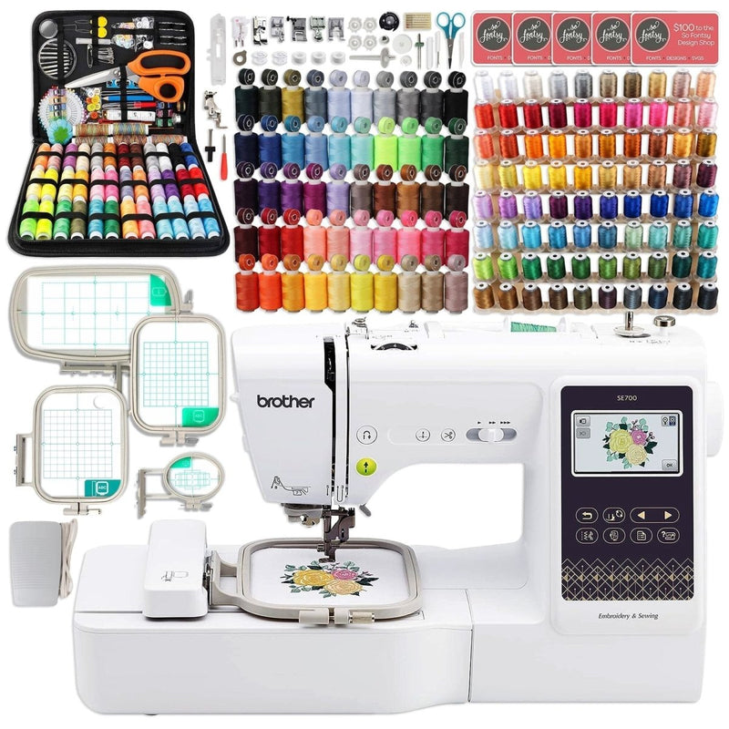 Brother SE700 Combo 2-in-1 Sewing & Embroidery Machines & Accessories