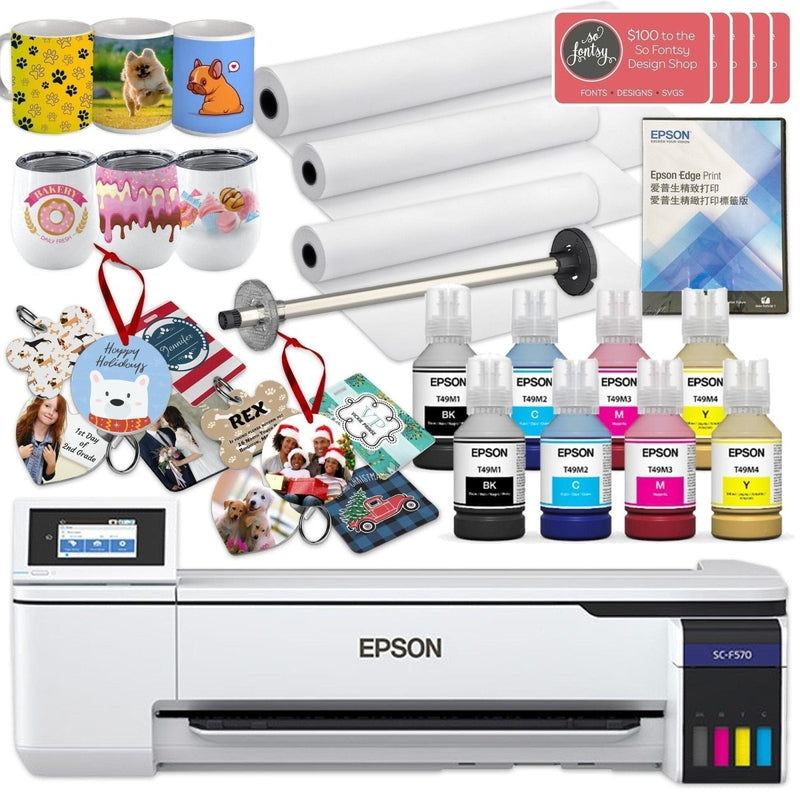 Epson SureColor F-Series Dye Sublimation Printers, Inks & Accessories