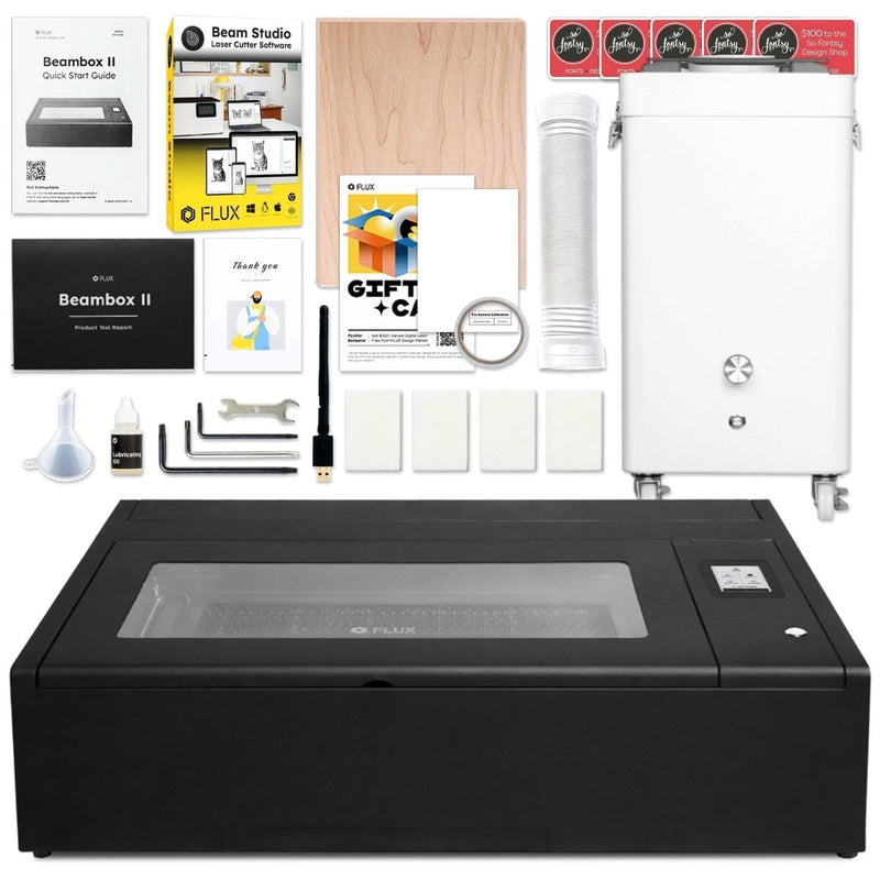 FLUX Beambox II 55W C02 Laser Cutters & Engravers