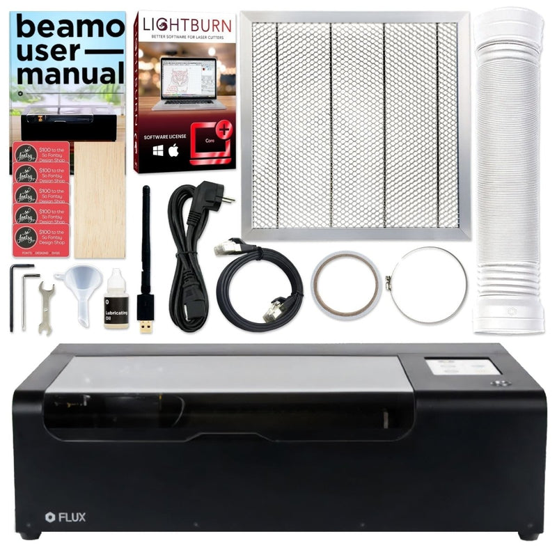 Flux Beamo 30W CO2 Laser Cutters & Engraving Bundles