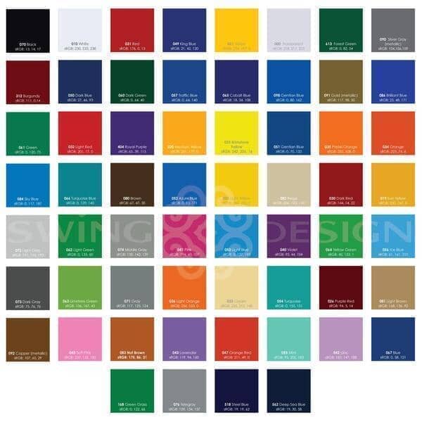Oracal 651 Glossy Vinyl Sheets