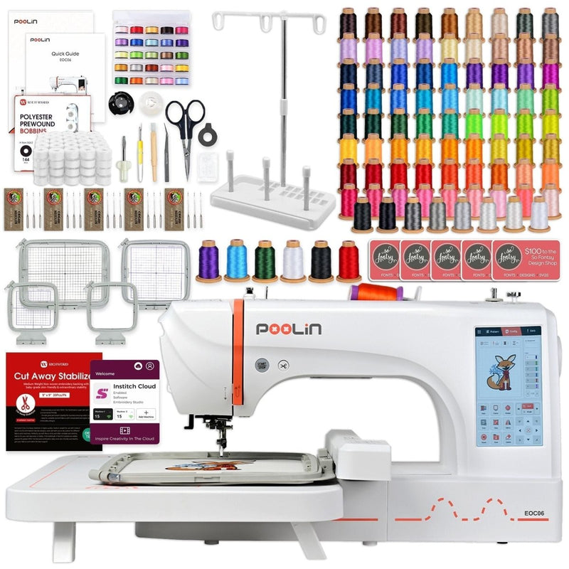 POOLIN EOC05, EOC06, EOC07 Embroidery Machines & Accessories