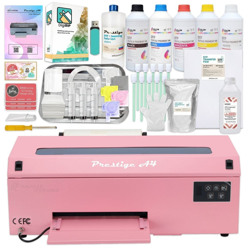 Prestige A4 Direct to Film (DTF) Printer, Inks & Supplies - Pink