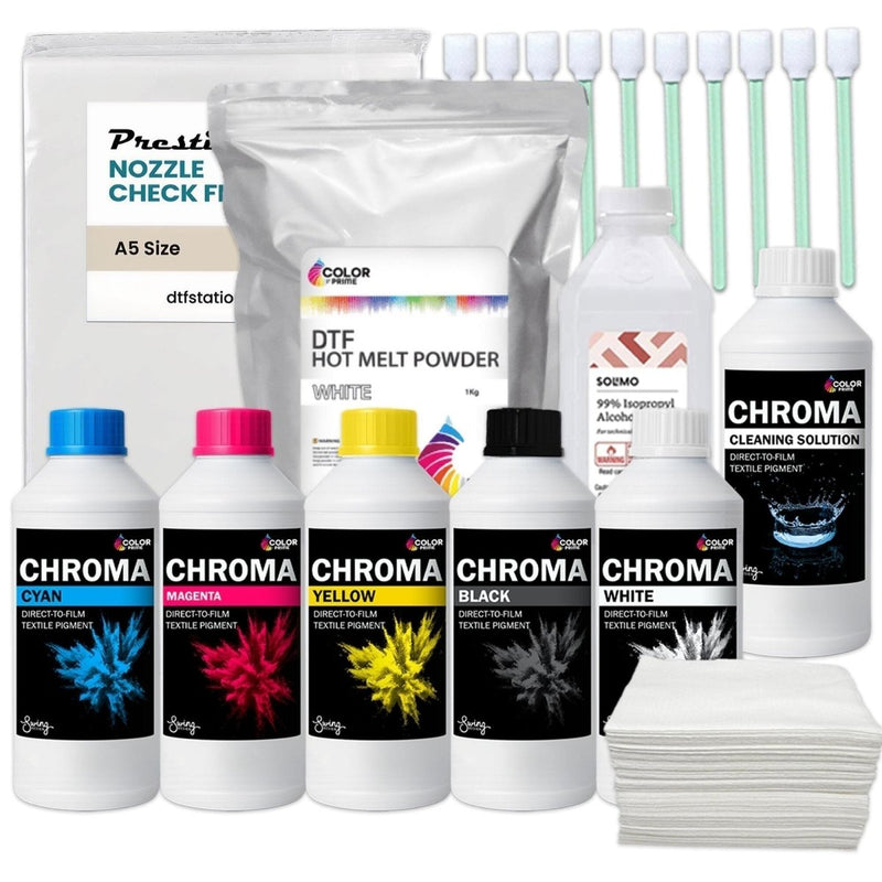 Prestige DTF Printer Inks, Accessories, and Film