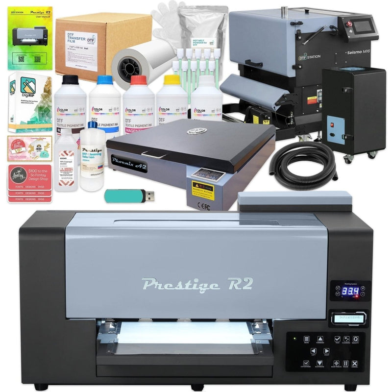 Prestige R2 PRO Series 13" Direct To Film (DTF) Printer Bundles & Accessories