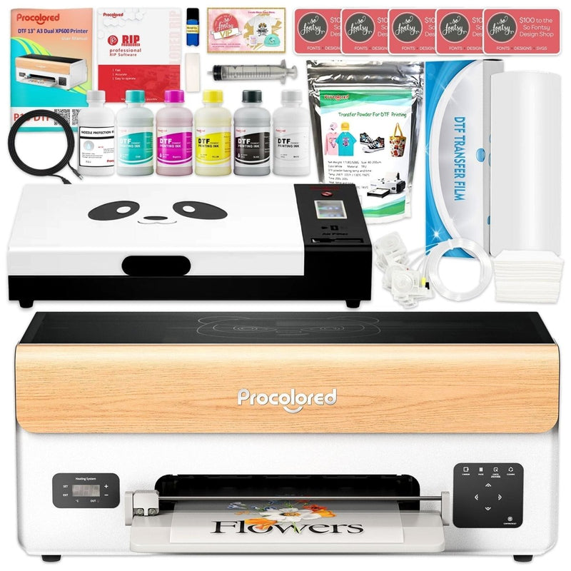 Procolored P13 Professional DTF 13in Roll Printers, Inks, & Accessories